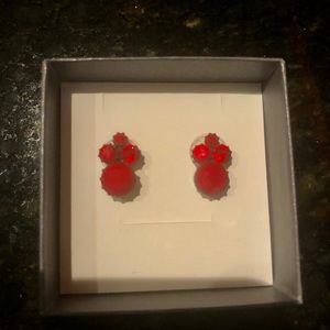 Matching Red Earrings